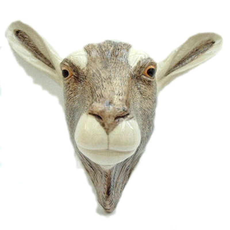 British Toggenburg Goat Wall Vase by Quail Ceramics