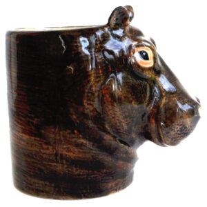 Hippo Pencil Pot/Pen Pot/All-purpose Pot by Quail Ceramics