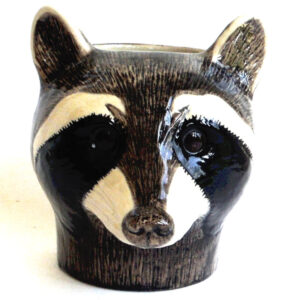 Raccoon Pencil Pot by Quail Ceramics