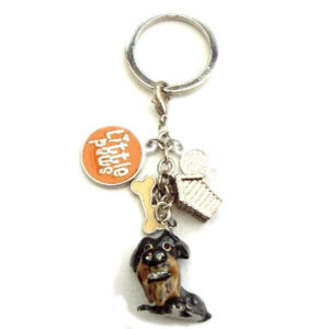 Schnauzer Three-in-One Keyring