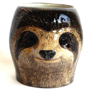 Sloth Pencil Pot/General Purpose Pot by Quail Ceramics