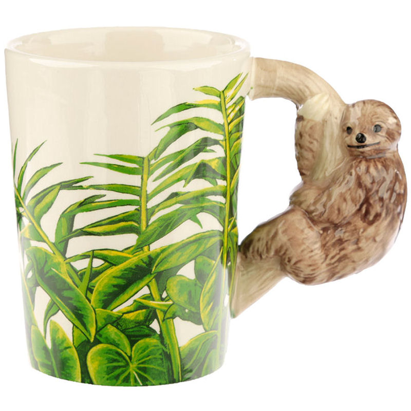 Mug with Sloth 3D Handle
