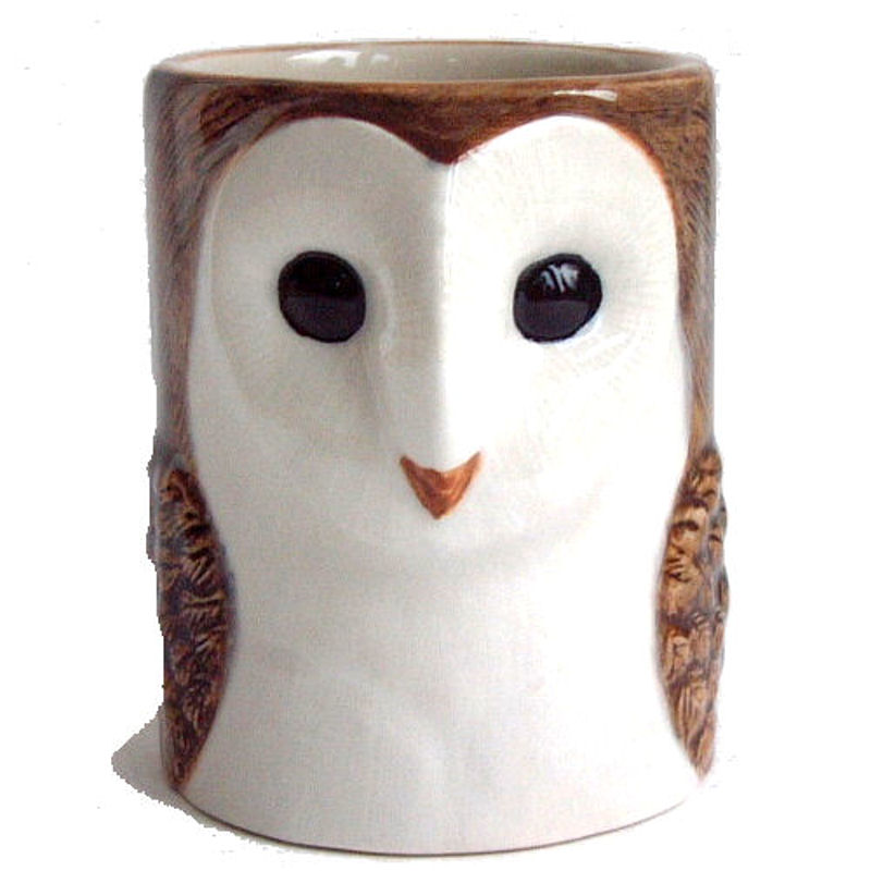 Barn Owl Pencil Pot or All-Purpose Pot