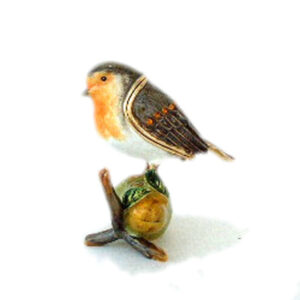 Robin Jewelled and Enamelled Trinket Box - Secrets