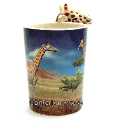 Giraffe Mug with 3-D Handle - Image 2