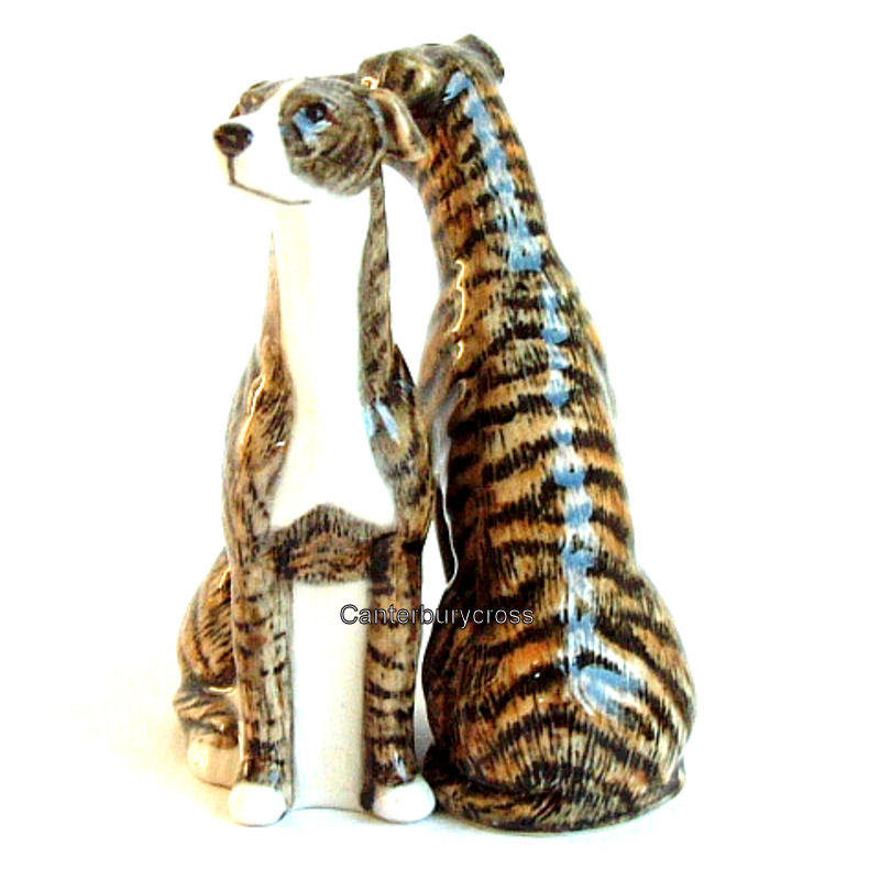 Brindled Greyhounds Novelty Salt and Pepper Shakers by Quail Ceramics - Image 3