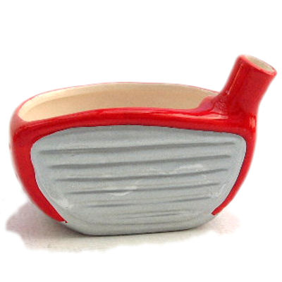 Golf Club Desk Tidy and Pen Holder in Red