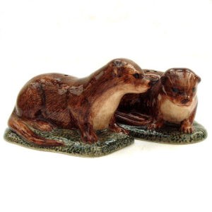 Otter Salt and Pepper shakers by Quail Ceramics