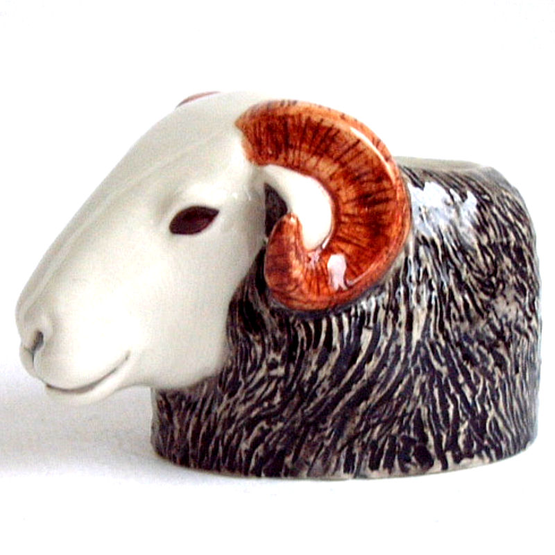 Herdwick Sheep's Head Eggcup by Quail Ceramics