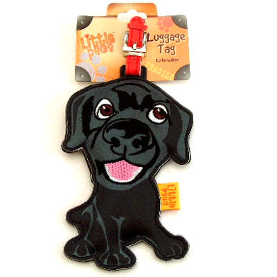 Black Labrador Luggage Tag by Arora Design