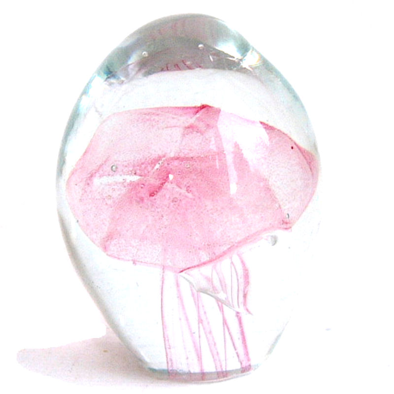 Pink Glass Jellyfish from the Juliana Collection