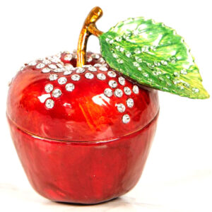 Red Apple Treasured Trinket Box from the Juliana Collection
