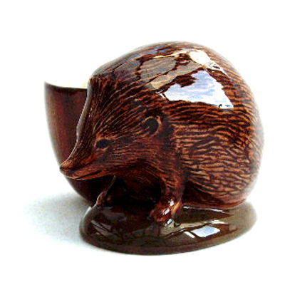 Hedgehog with Egg Cup By Quail Ceramics - Image 2
