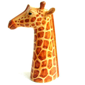 Giraffe Flower Vase by Quail Ceramics