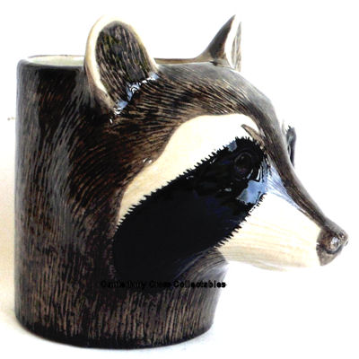 Raccoon Pencil Pot by Quail Ceramics - Image 3