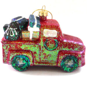 Pick-up Truck with Presents Christmas Tree Bauble