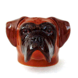 Boxer's Head Egg Cup by Quail Ceramics