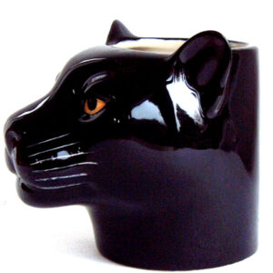 Panther Pencil Pot/General Purpose Pot by Quail Ceramics