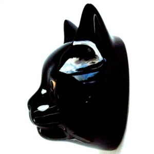 Lucky the Black Cat Wall Vase from Quail Ceramics
