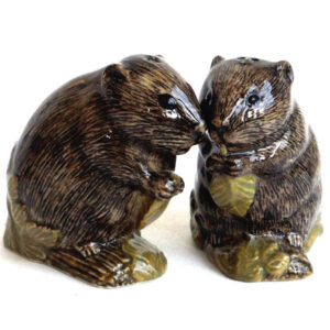 Water Voles (Ratty) Novelty Salt and Pepper Pots by Quail Ceramics