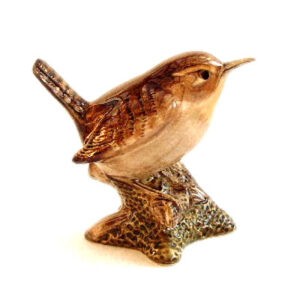 Wren Figure - Head Up - by Quail Ceramics