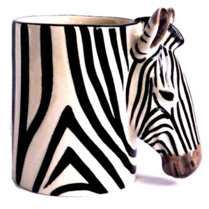 Zebra Pencil Pot/All-Purpose Pot by Quail Ceramics