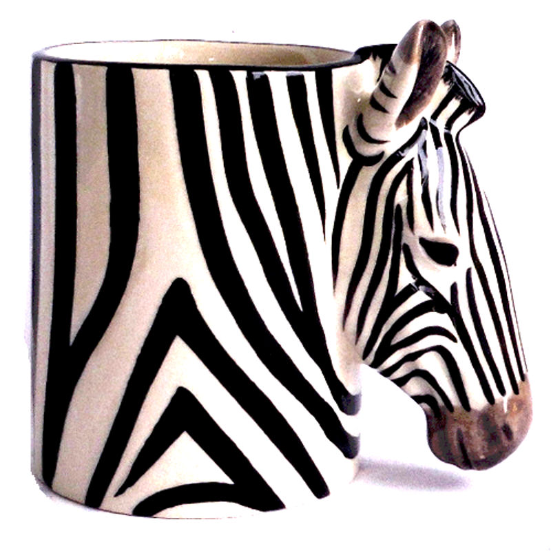 Zebra Pencil Pot/All-Purpose Pot by Quail Ceramics