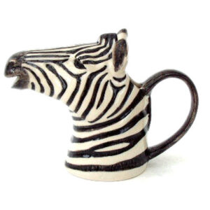 Medium Zebra Jug by Quail Ceramics