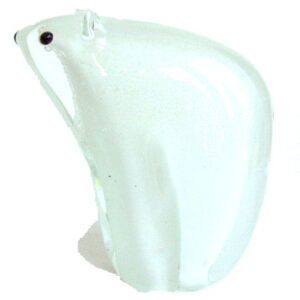 Polar Bear Figure in Glass - Juliana Collection