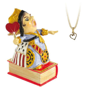 Alice in Wonderland Queen of Hearts Jewelled & Enamelled Trinket