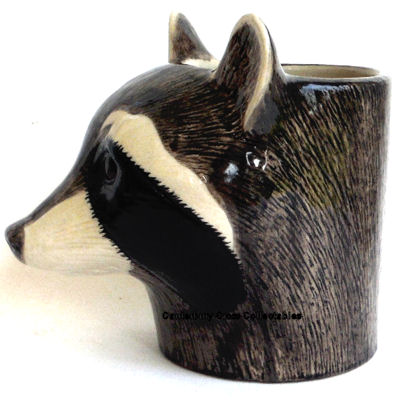 Raccoon Pencil Pot by Quail Ceramics - Image 2