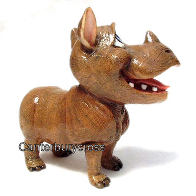 Rhiannah the Rhino, a Little Paws Figure by Arora Design - Image 2