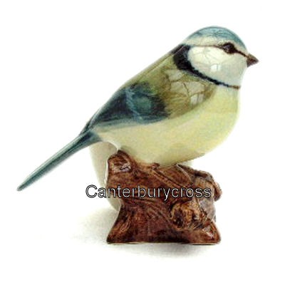 Blue Tit with Egg Cup by Quail Ceramics - Image 2
