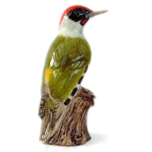 Green Woodpecker Figure by Quail Ceramics