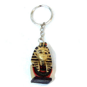 King Tut's Head Novelty Keyring - Egyptian Range