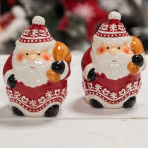 Scandi-Style Santa with Sack Novelty Salt and Pepper Set
