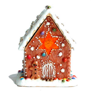 Gingerbread House Craycombe Trinket Box from Arora Design