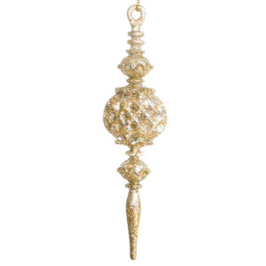Silver-coloured Icicle Tree Ornament - Style 3