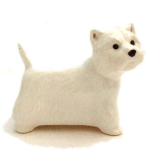 Westie Figure by Quail Ceramics