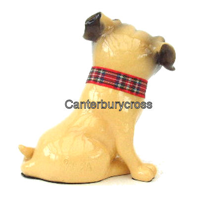 Fawn Pug Figure - Podge, a Little Paws Figure by Arora Design - Image 2