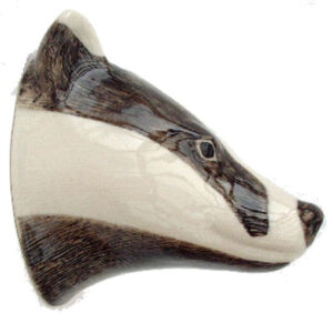 Badger Wall Vase by Quail Ceramics