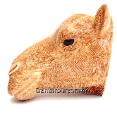 Camel's Head Wall Vase or Wall Pocket by Quail Ceramics - Image 2