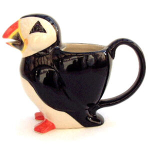 4" Puffin Jug by Quail Ceramics