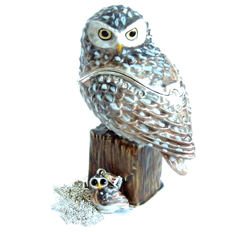 Little Owl Trinket Box from the Secrets Range by Arora Design
