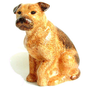 Border Terrier Flower Vase by Quail Ceramics