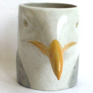 Herring Gull Pencil Pot/All-purpose Pot by Quail Ceramics