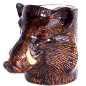 Wild Boar Pencil Pot by Quail Ceramics