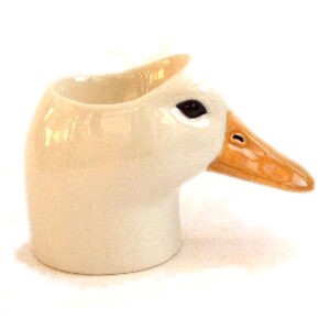 Pekin Duck's Head Egg Cup by Quail Ceramics