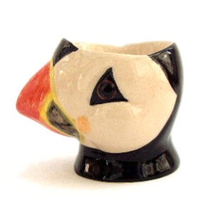 Puffin's Head Egg Cup by Quail Ceramics