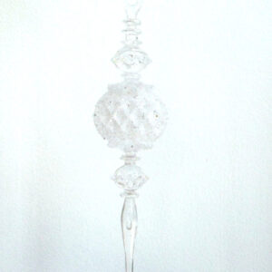 White Icicle Tree Ornament - Style 3
